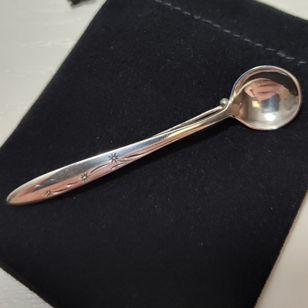 Vintage Gorham Sterling Silver Celeste Pattern Spoon Brooch Pin